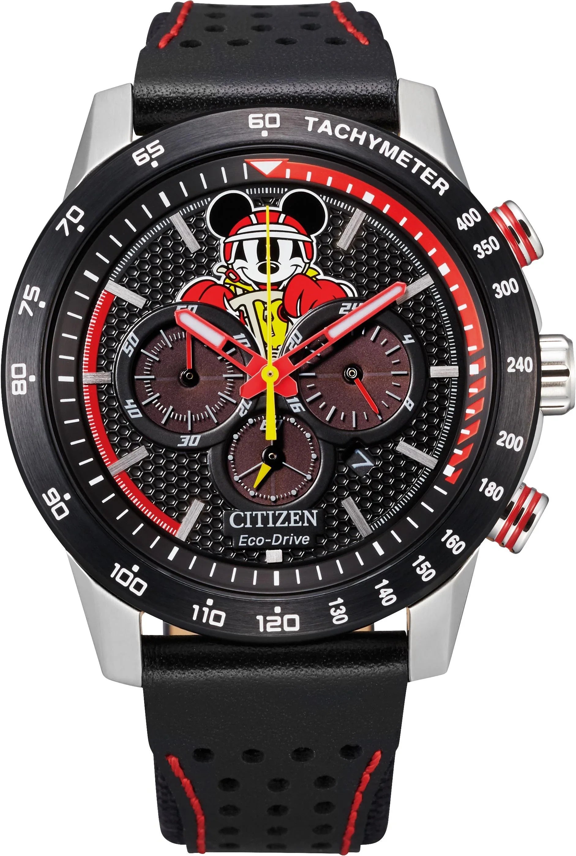 Mouse Watch Citizen Eco-Drive Mickey CA4439-07W - Chronograph Racer Disney Men's