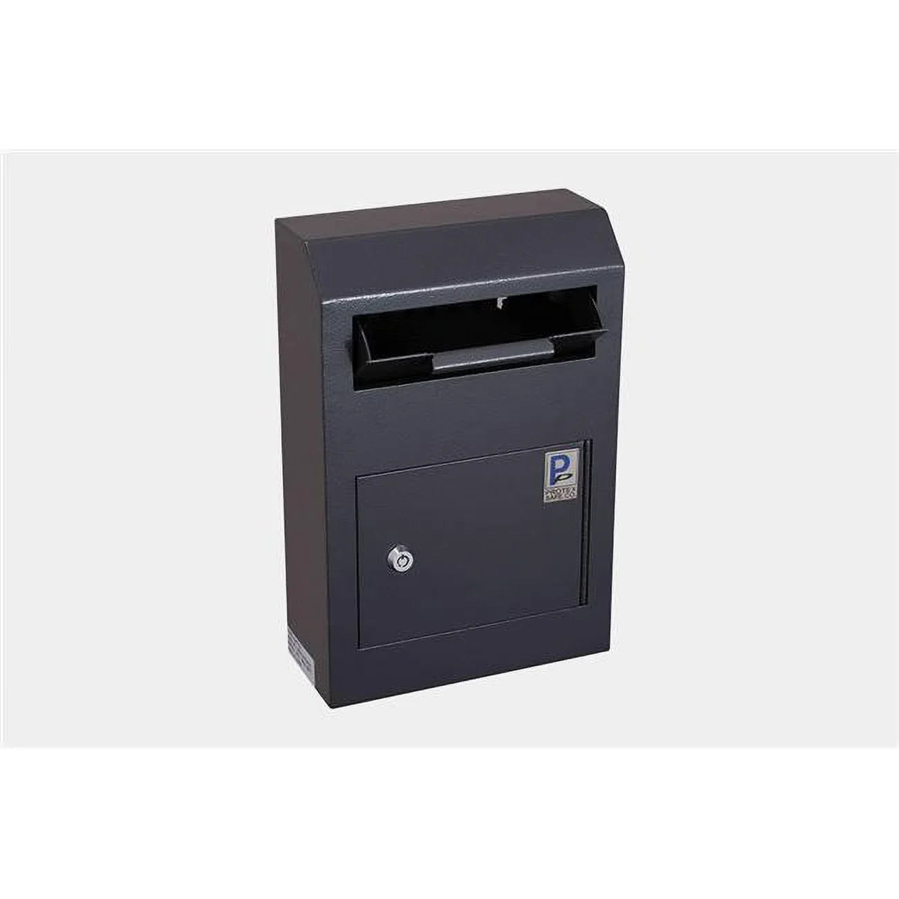 ft. Security Black Safe cu Locking Protex Wall-Mount 313 Drop Safe Payment Box Locker,