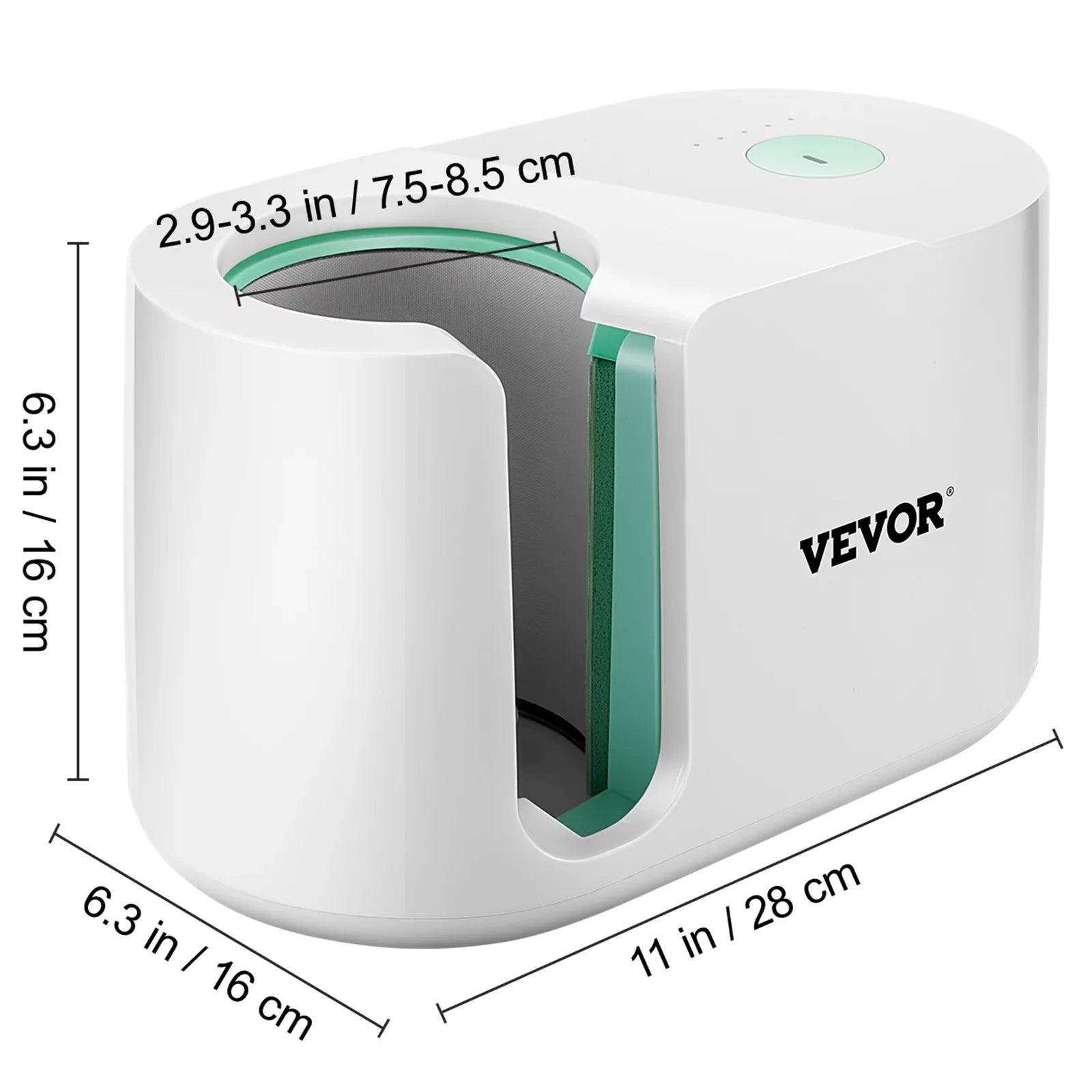 11-15oz, with Mug DIY Machine, Printing Press Easy as Mug Pro One-touch Cup Presents Family Heat Press Presser Gi Machine Automatic Sublimation Mug Button, Press VEVOR Friends Coffee Portable Transfer