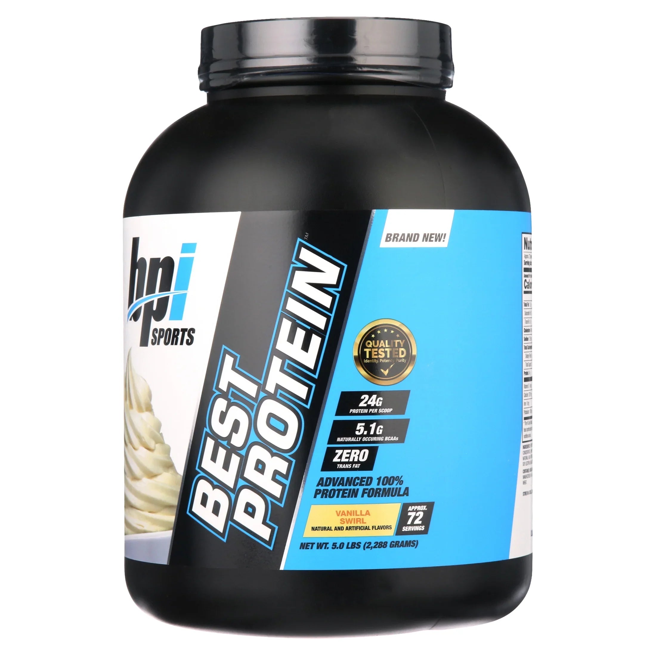 Protein Sports Best 72 Servings Vanilla Swirl, Protein BPI