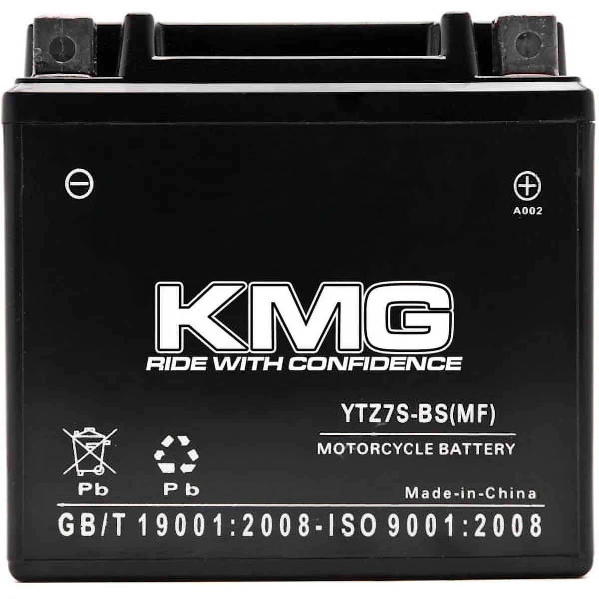 YTZ7S Powersport Watercraft Motorcycle Battery Sealed 12V with SP 50 Scooter Compatible 2002-2012 CHF50 Battery Replacement Maintenance Free Metropolitan, II, KMG Performance Honda High SMF