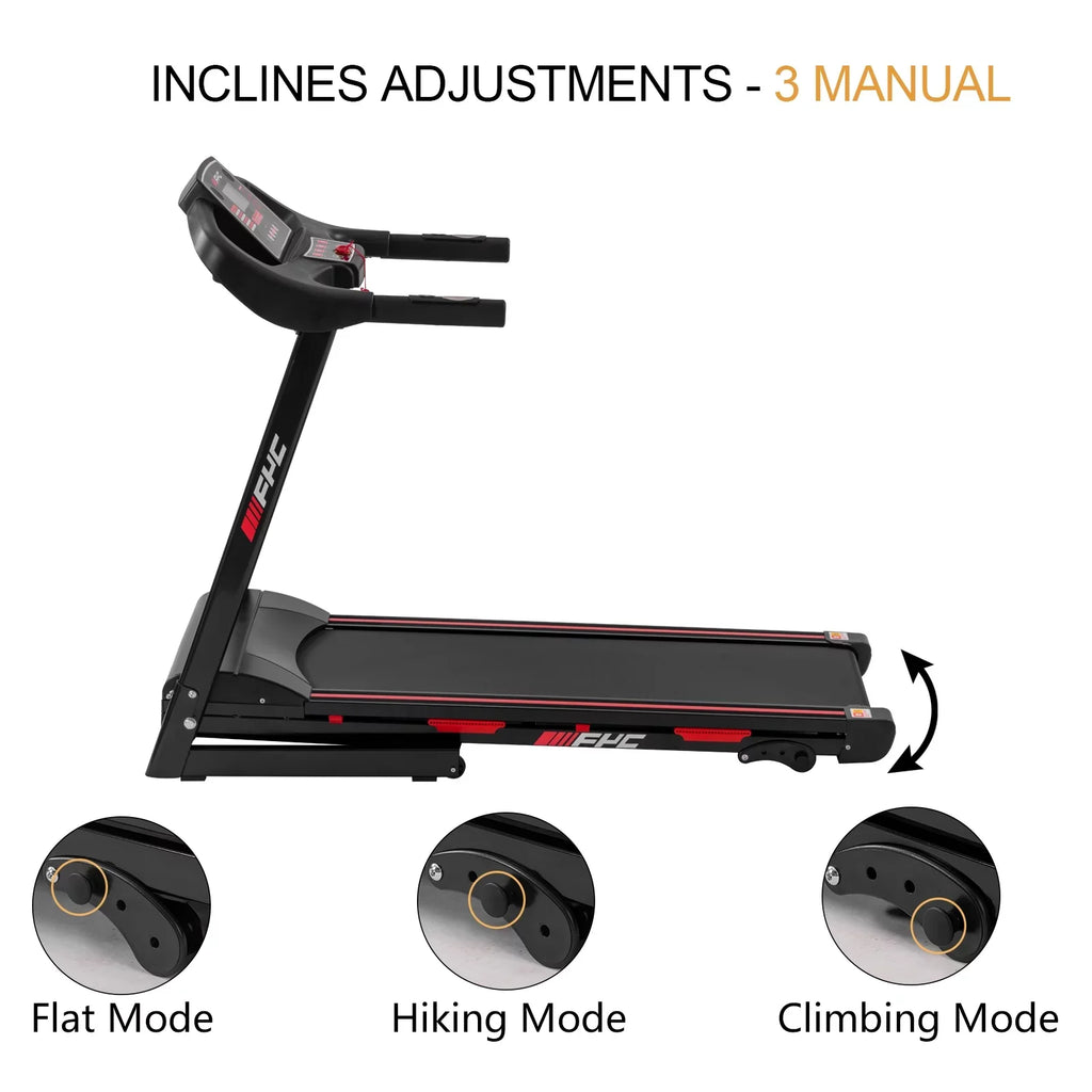 Foldable Folding 16KM/H Electric - Workout Assembly, Easily Machine Home Treadmill with Weight Capacity Dcenta FYC Exercise Speed Incline/, LBS Running Treadmill 330 for 3.5HP Max Home Gym