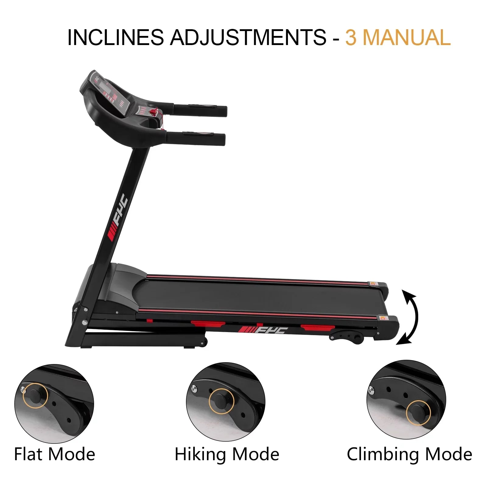 Foldable Folding 16KM/H Electric - Workout Assembly, Easily Machine Home Treadmill with Weight Capacity Dcenta FYC Exercise Speed Incline/, LBS Running Treadmill 330 for 3.5HP Max Home Gym