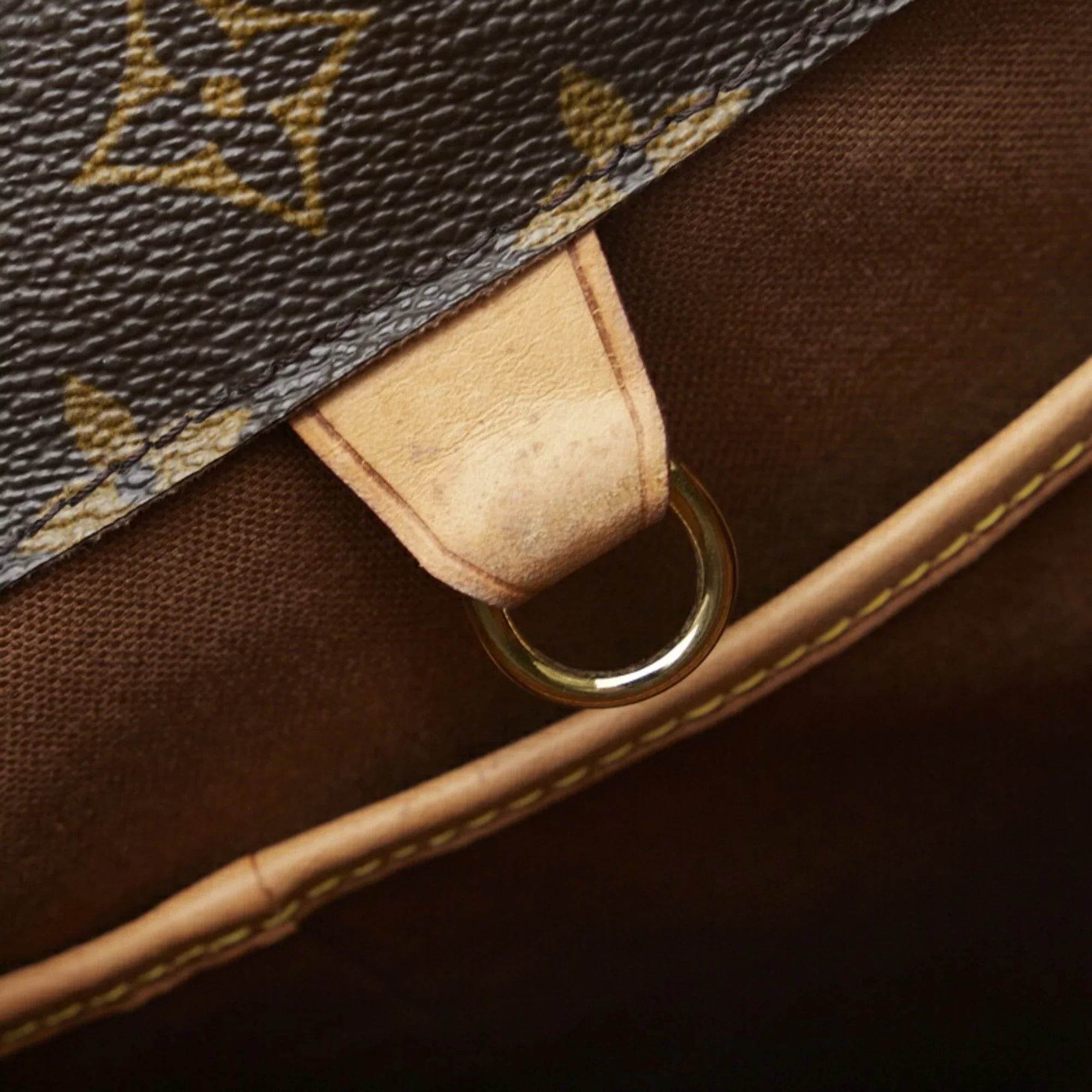 Bag PVC (Good) Brown Shoulder GM Vavin M51170 Women's Leather Tote Monogram Pre-Owned