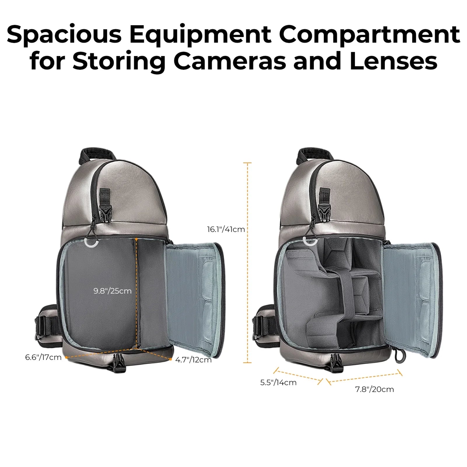 CONCEPT Waterproof K&F Dividers Removable Camera Single With Waterproof F K Bag,F With Dslr/slr/mirrorless Case Dslr/slr/mirrorless With Camera Camera Camera Removable Shoulder Camera Case Camera