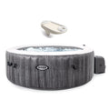 Inflatable Spa Greywood Jet Tub w/ Bubble Hot Intex Accessory Tray PureSpa