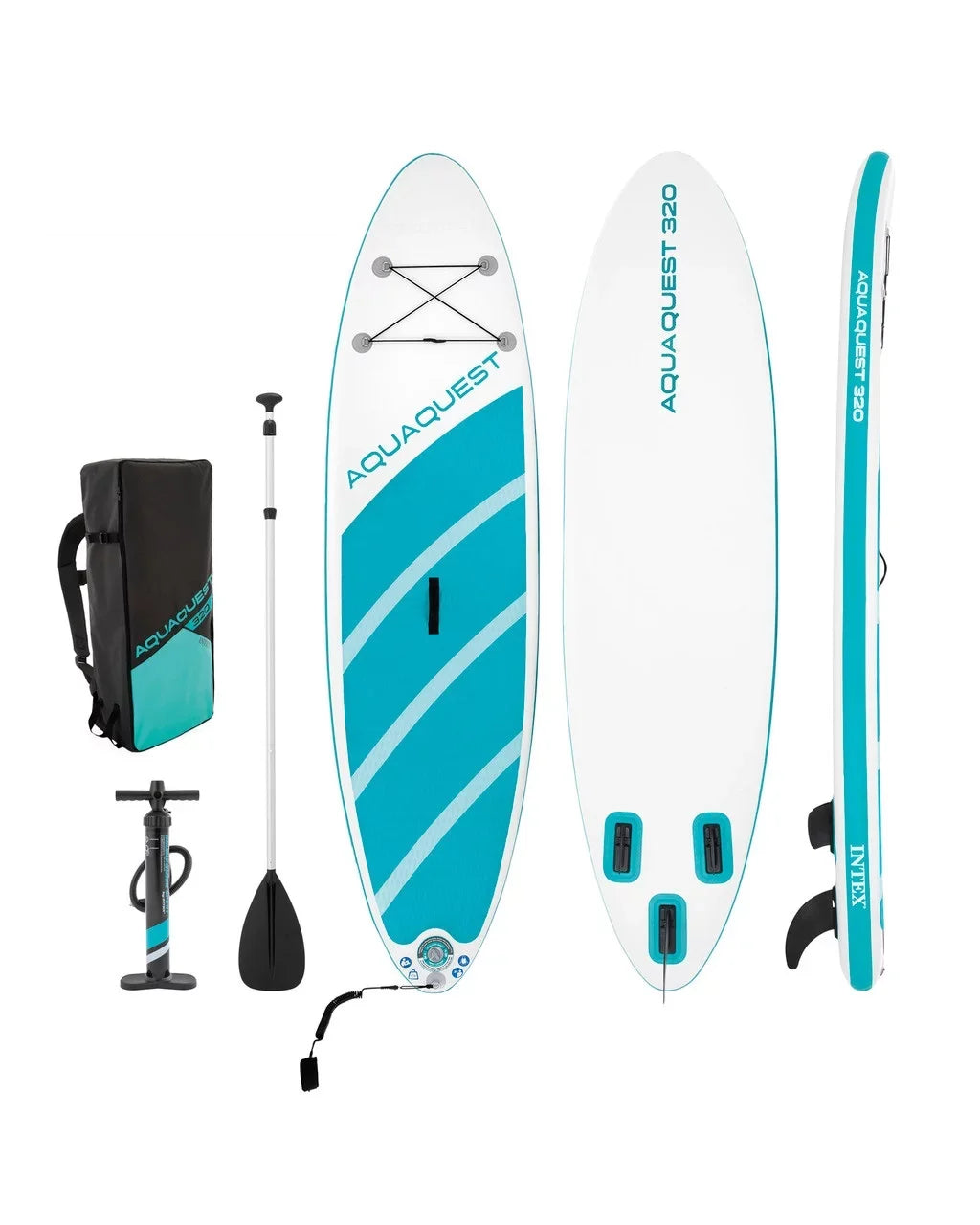 10' Board 6" AquaQuest Inflatable 320 Paddle
