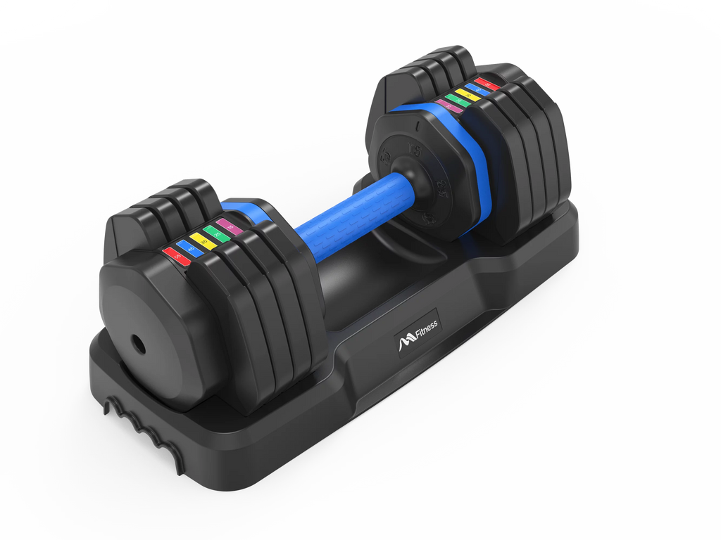 Single by Body Tray, 55lb for with Fast Adjustable Fitness Handle Turning Adjust Full Workout Suitable Weight Dumbbell Anti-Slip - with Exercise Handle, Dumbbell Dumbbell