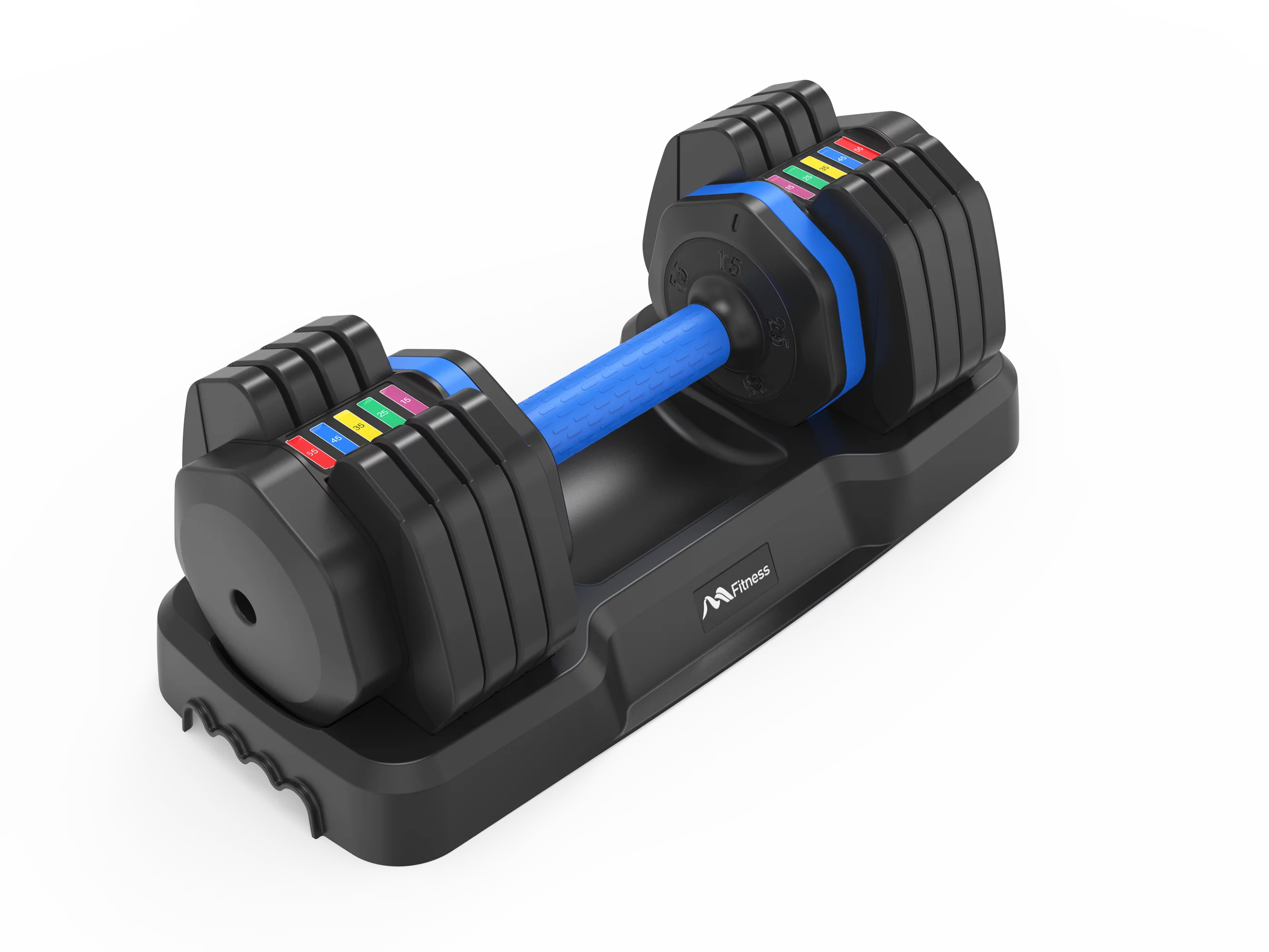 Single by Body Tray, 55lb for with Fast Adjustable Fitness Handle Turning Adjust Full Workout Suitable Weight Dumbbell Anti-Slip - with Exercise Handle, Dumbbell Dumbbell