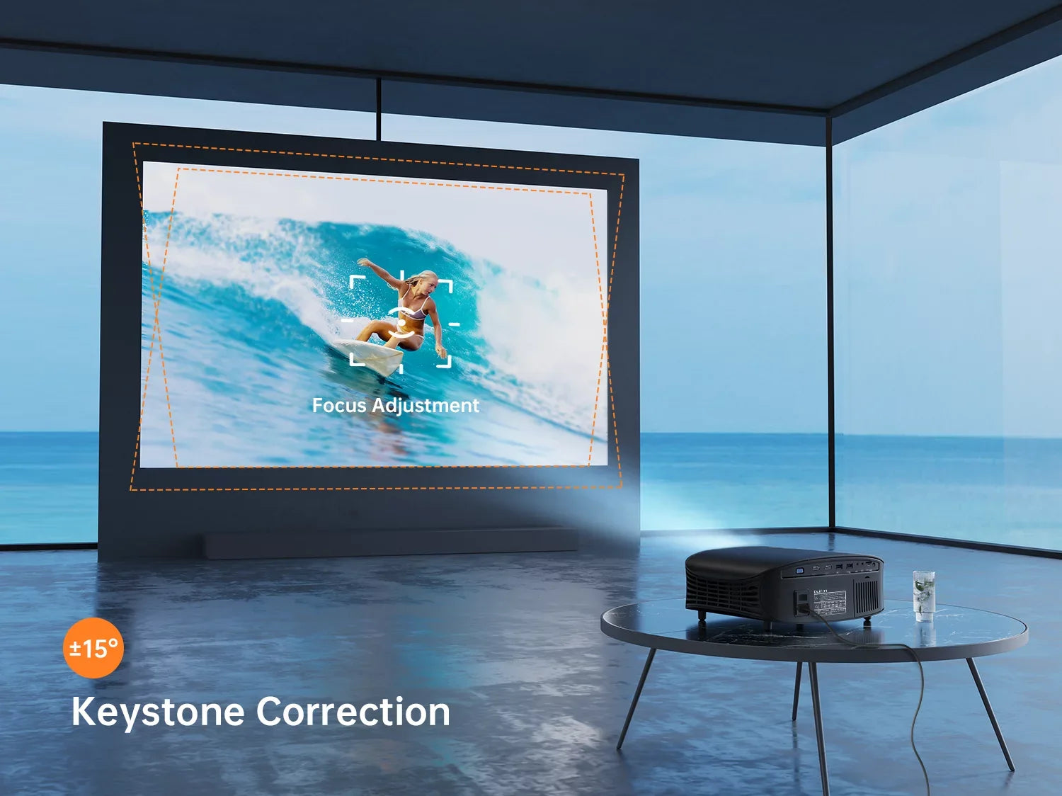 Leisure Portable Projector, Software VANKYO Movie, HD Projector, Built-in Office 510W connection Wireless with