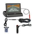 Reverse 4.3in Rear HD Car System Plate Parking Monitor License Backup Camera View