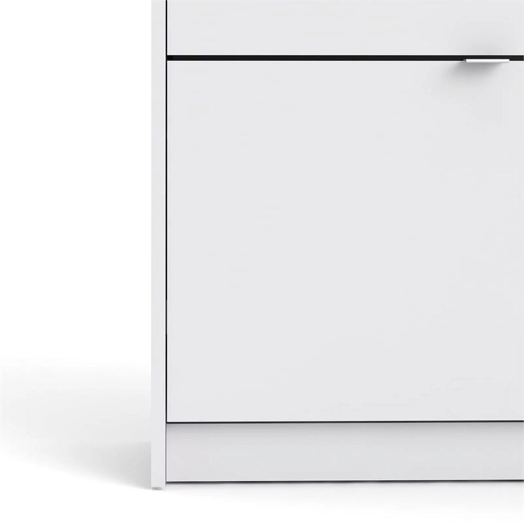 White Drawer in Contemporary Shoe Cabinet 4 Allora