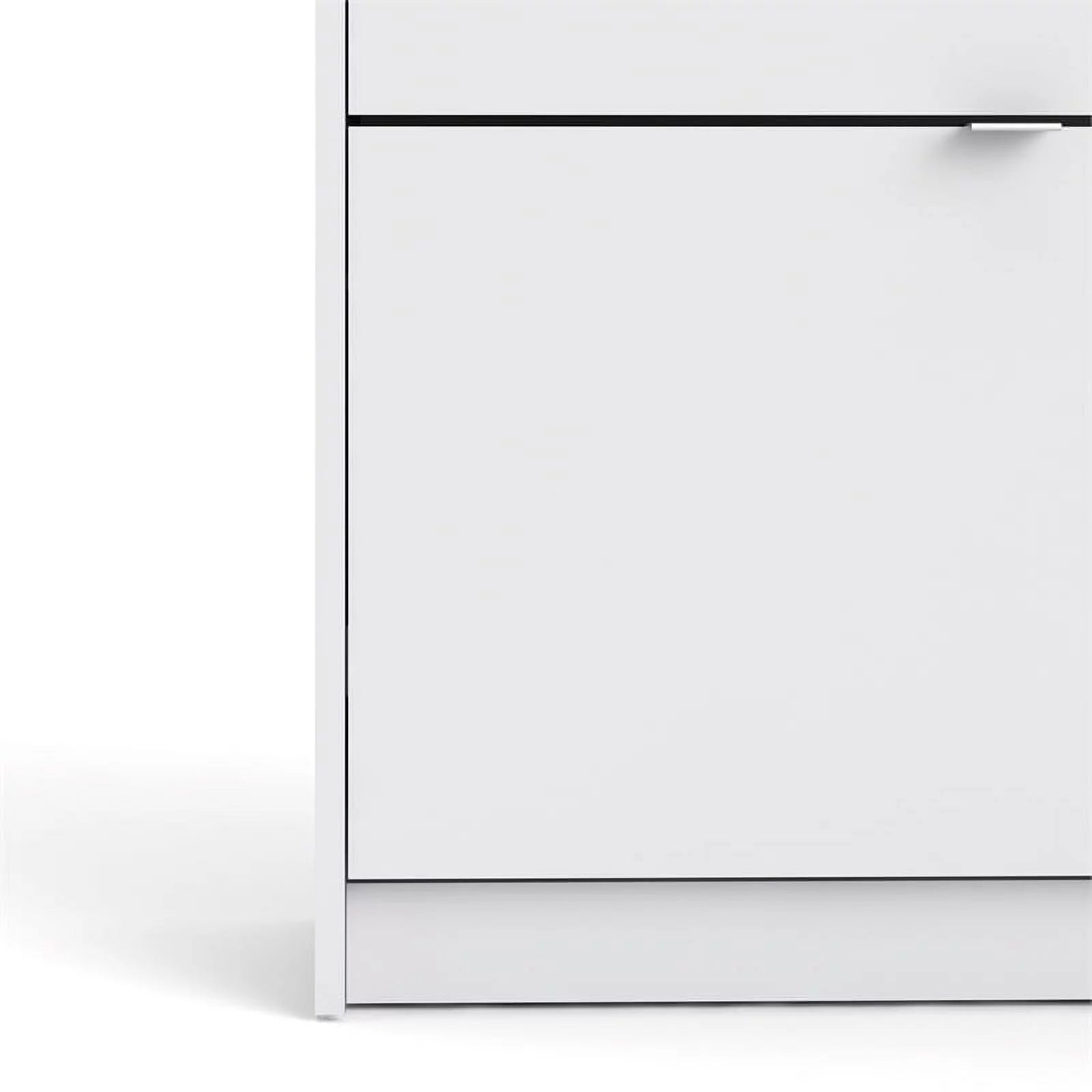 White Drawer in Contemporary Shoe Cabinet 4 Allora