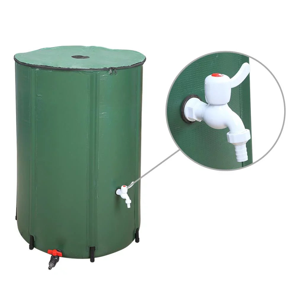 Barrel, Portable liquid Storage Rain 100 Collapsible Tank Ktaxon Gallon