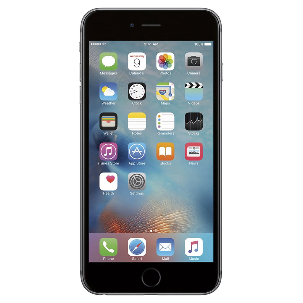 (Refurbished) + GSM Smartphone (AT&T Unlocked iPhone 64GB T-Mobile) Plus Gray Restored Space 6s