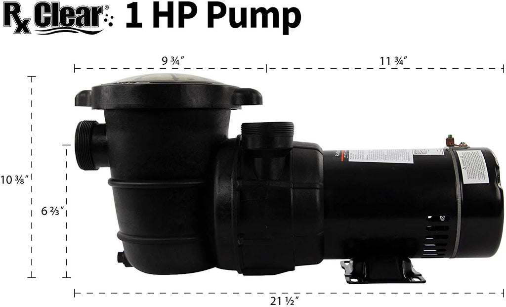 Clear Sand Extreme Radiant with Rx HP 19" Above-Ground Force Filter 1 Pump Pool