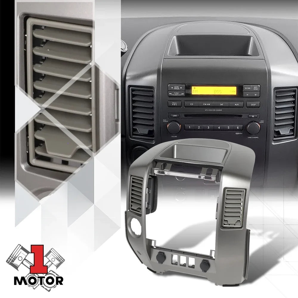 Nissan Center Bezel for SE/XE Instrument Titan 04-2006 Assembly Console Radio AC