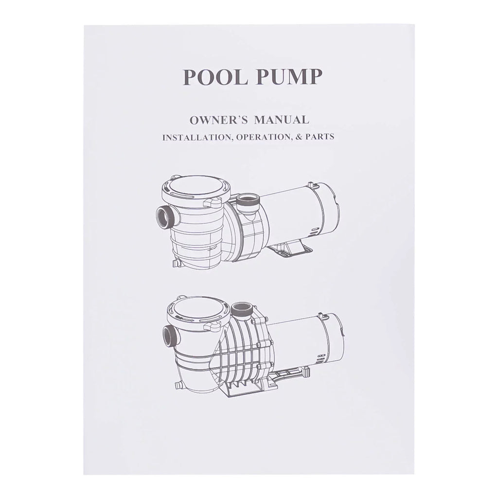 W 1.5HP Pump Ground 1100 92GPM Above Swimming 3450rpm SPA Pool Filter w/Strainer
