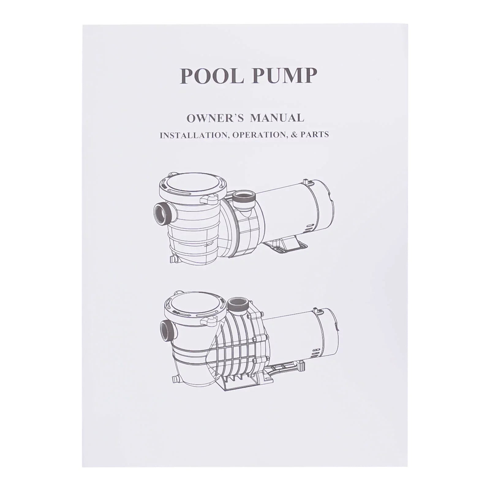 W 1.5HP Pump Ground 1100 92GPM Above Swimming 3450rpm SPA Pool Filter w/Strainer