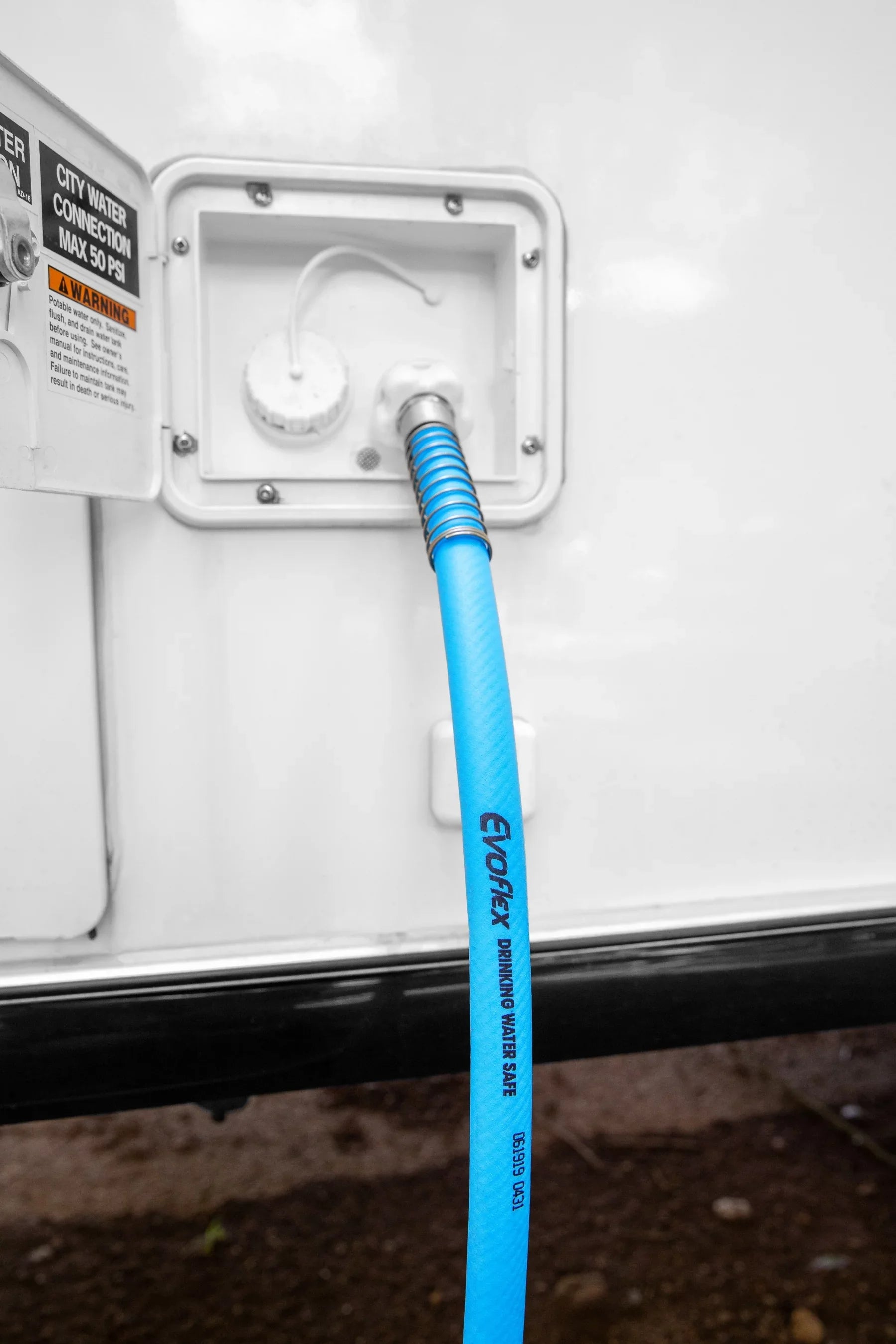 Hose 50-Foot Blue Camper/RV BPA-Free, Camco Phthalate-Free, liquid | or Lead-Free, (22793) Drinking EvoFlex