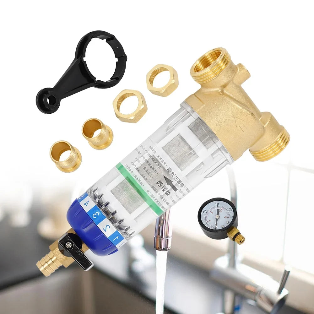 liquid Sand liquid Pipe Spin for Home Down Reusable Sediment Remove Filter liquid Sediment 50℃ Filter Pre-filter Filter liquid