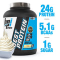 Protein Sports Best 72 Servings Vanilla Swirl, Protein BPI