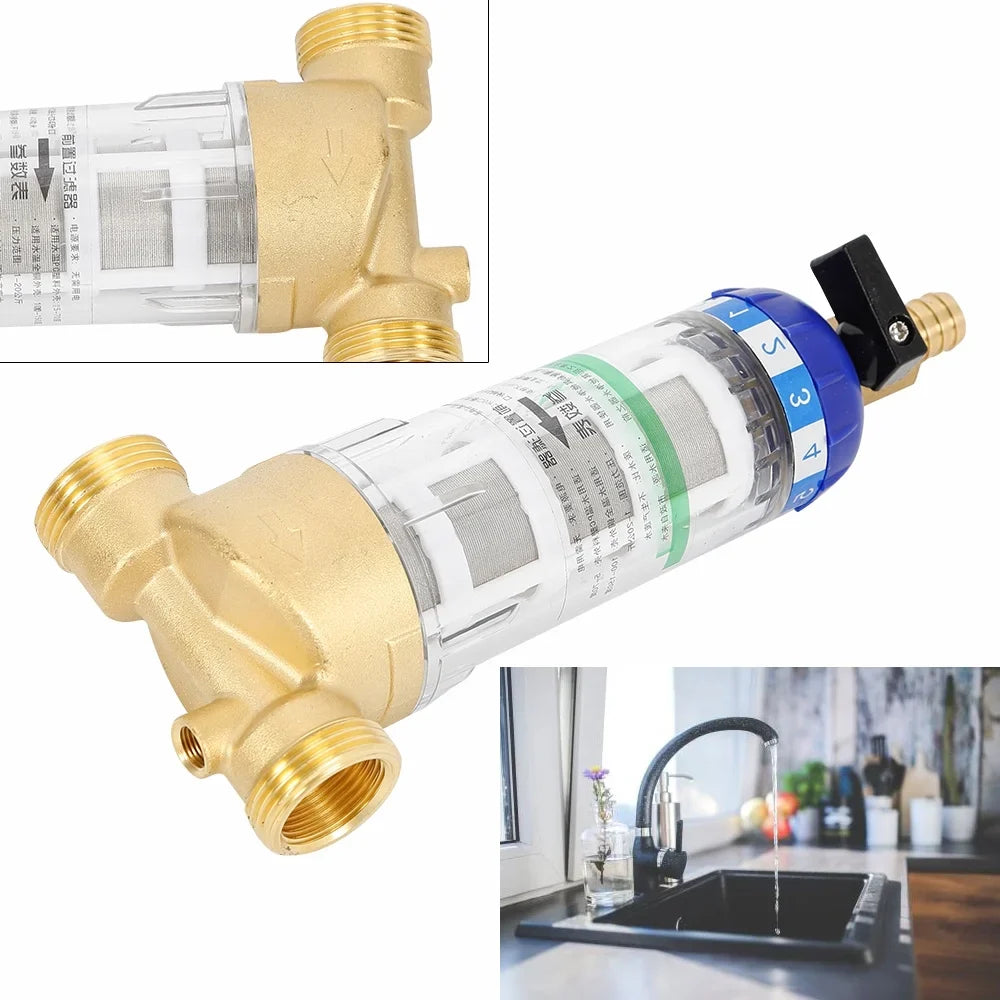 liquid Sand liquid Pipe Spin for Home Down Reusable Sediment Remove Filter liquid Sediment 50℃ Filter Pre-filter Filter liquid