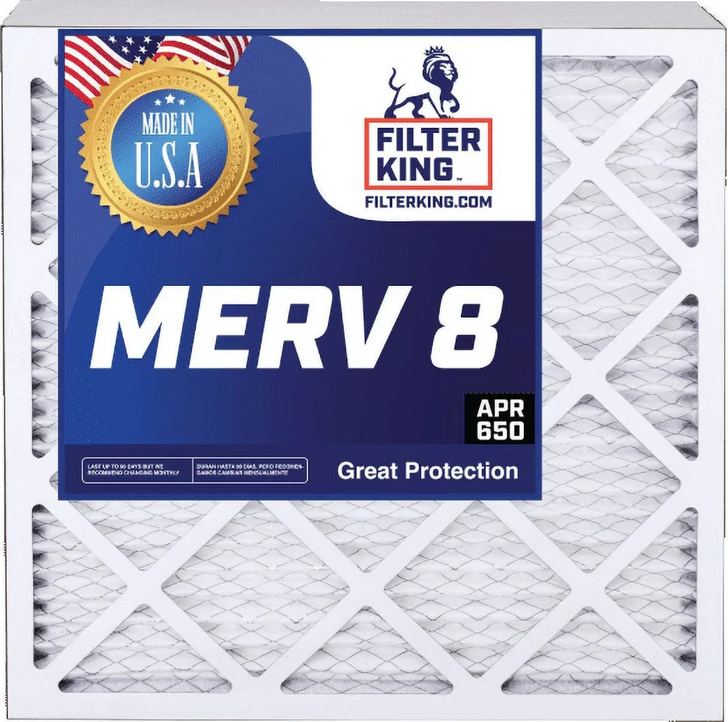 MERV MADE Furnace USA dimension: HVAC | | | Filter Pleated Air Filters 8 .75" 20.5 A/C 3-PACK Filter 11.5 12x21x1 IN x King Actual | x