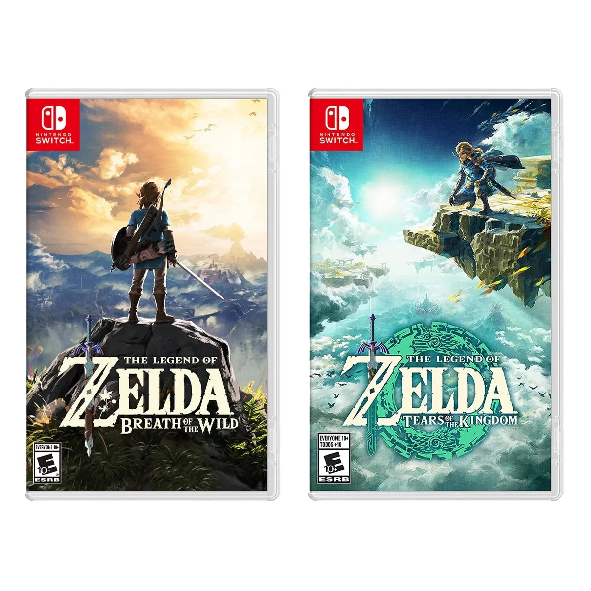 Bundle Zelda: of the Two Switch of Game Legend - The the Breath Wild Nintendo Tears of and Kingdom