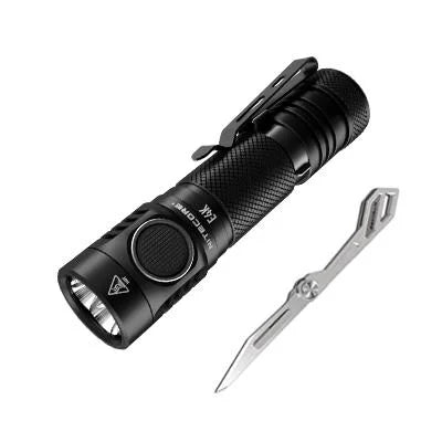 4400 NITECORE Lumens w/NTK05 - Small Next Knife E4K Folding Flashlight generation Combo:
