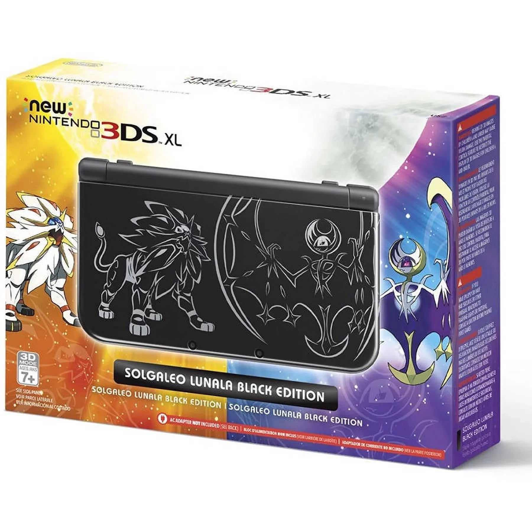 XL Gaming Lunala Edition Black 3DS Nintendo Solgaleo System