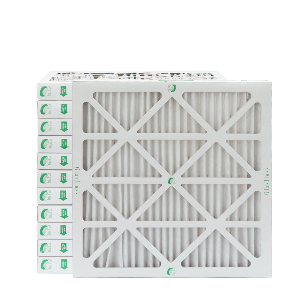 23-3/8 Air Pack Actual x Pleated Glasfloss. x 23-3/8 13 dimension: MERV Filters Inch 24x24x2 12 1-3/4 of by 2"