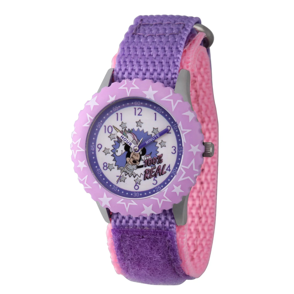 Mouse Steel Disney Stainless Watch,1-Pack Minnie Girls'