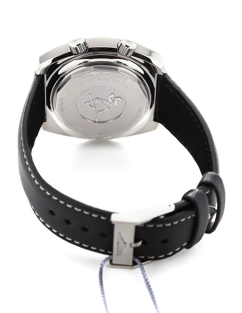 Calendar L2.795.4.52.0 Heritage Longines Strap Diver Mens Automatic Steel Watch