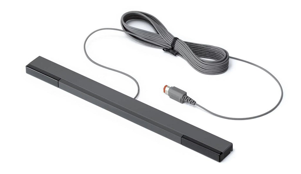 '- U Sensor Bar Wii Nintendo Plus Nunchuk Remote with and Jacket, Black & Bundle Wii