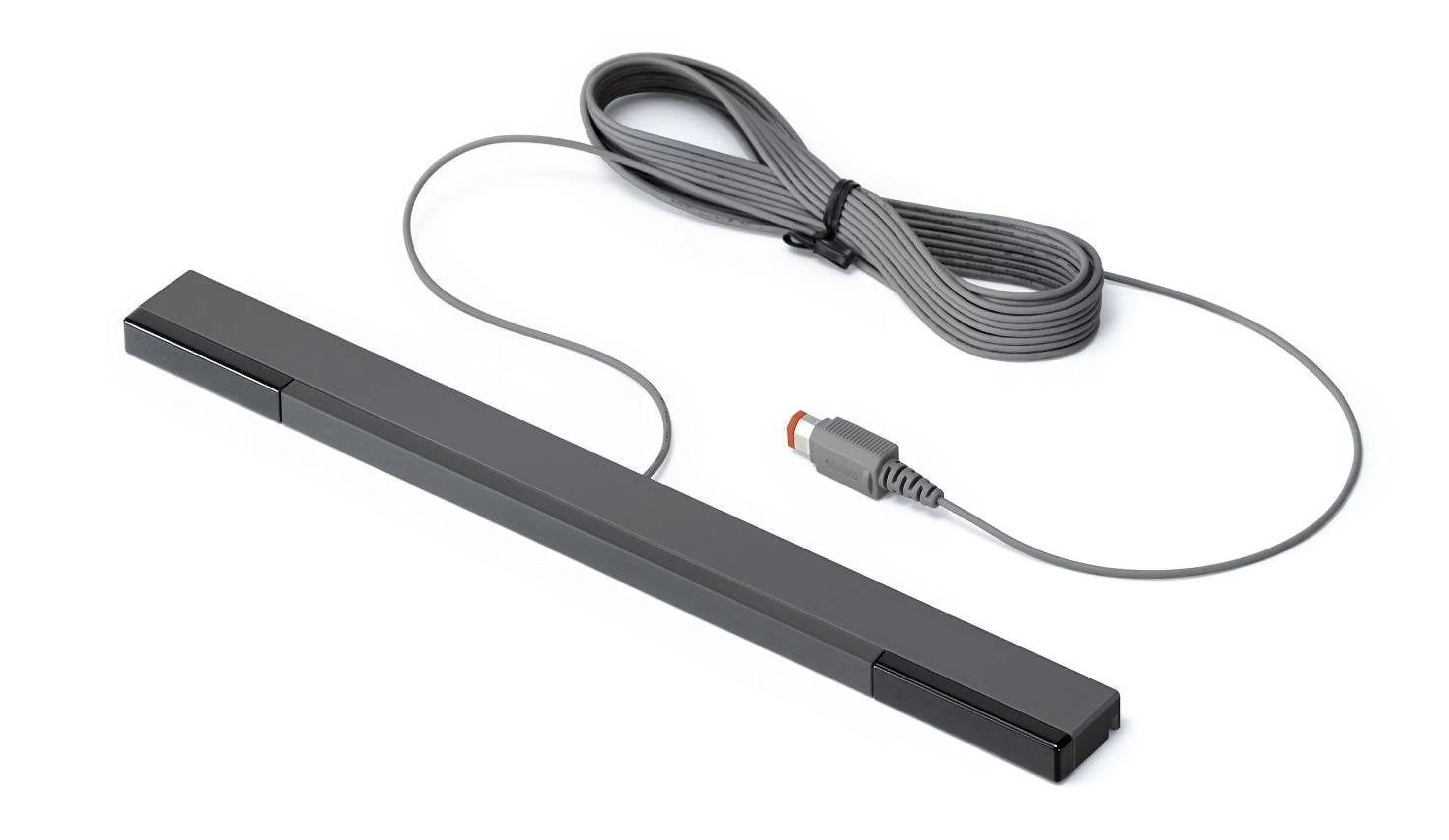 '- U Sensor Bar Wii Nintendo Plus Nunchuk Remote with and Jacket, Black & Bundle Wii