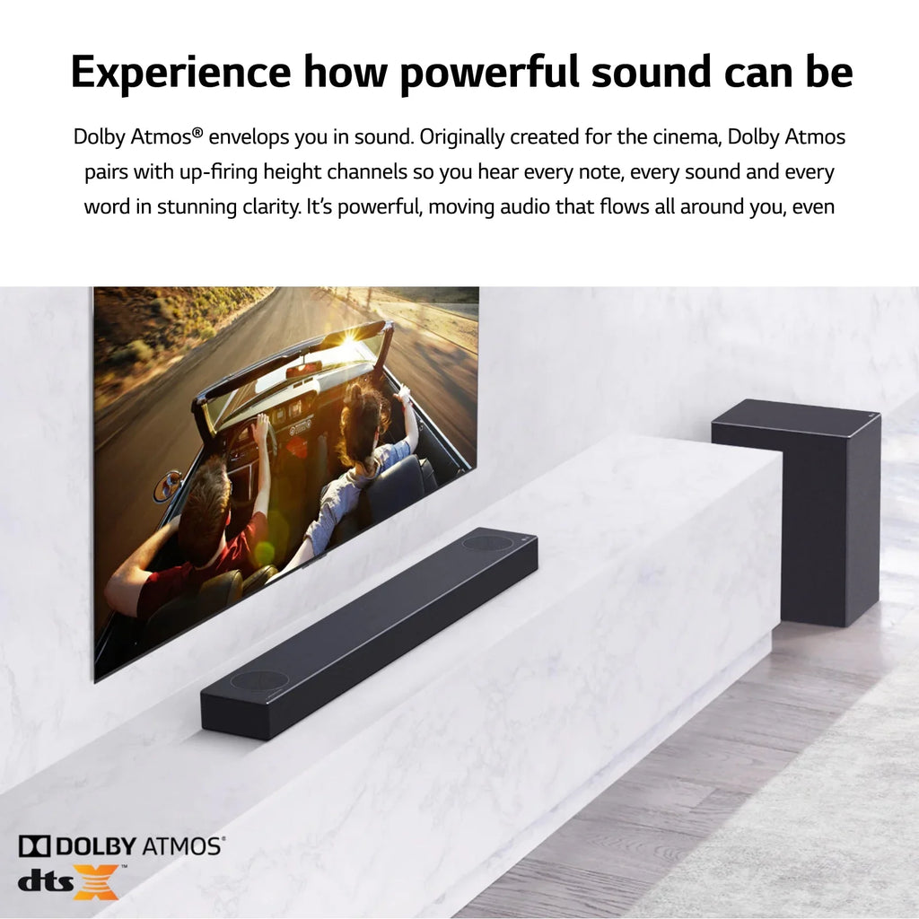 with Soundbar 3.1.2 Res High Restored Pass-Through, Dolby and Atmos Audio 4K (Refurbished) SPM7A LG Channel