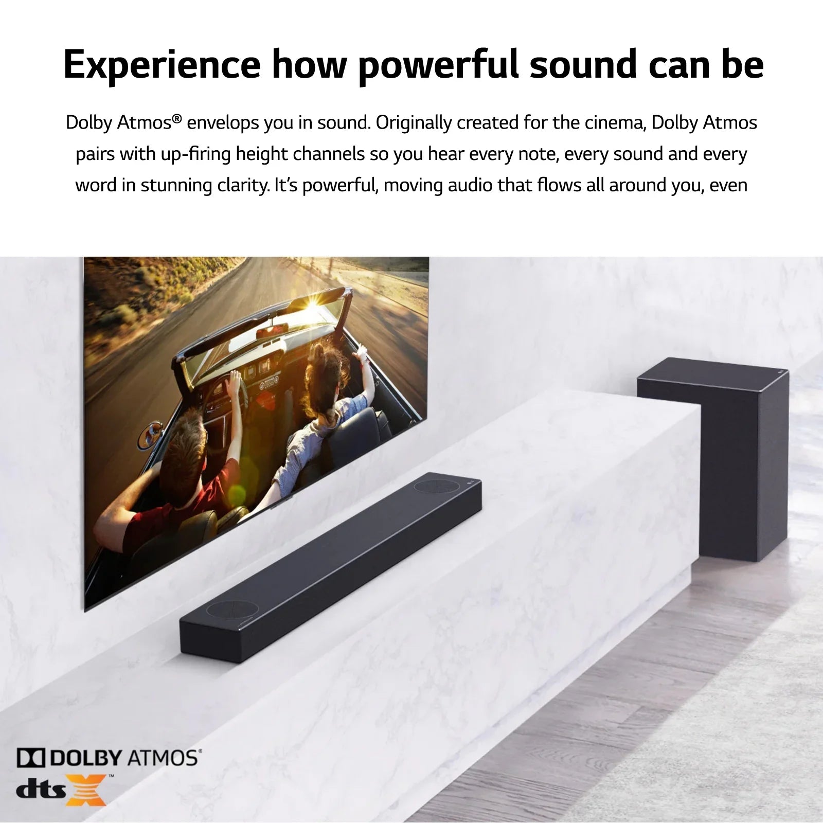 with Soundbar 3.1.2 Res High Restored Pass-Through, Dolby and Atmos Audio 4K (Refurbished) SPM7A LG Channel