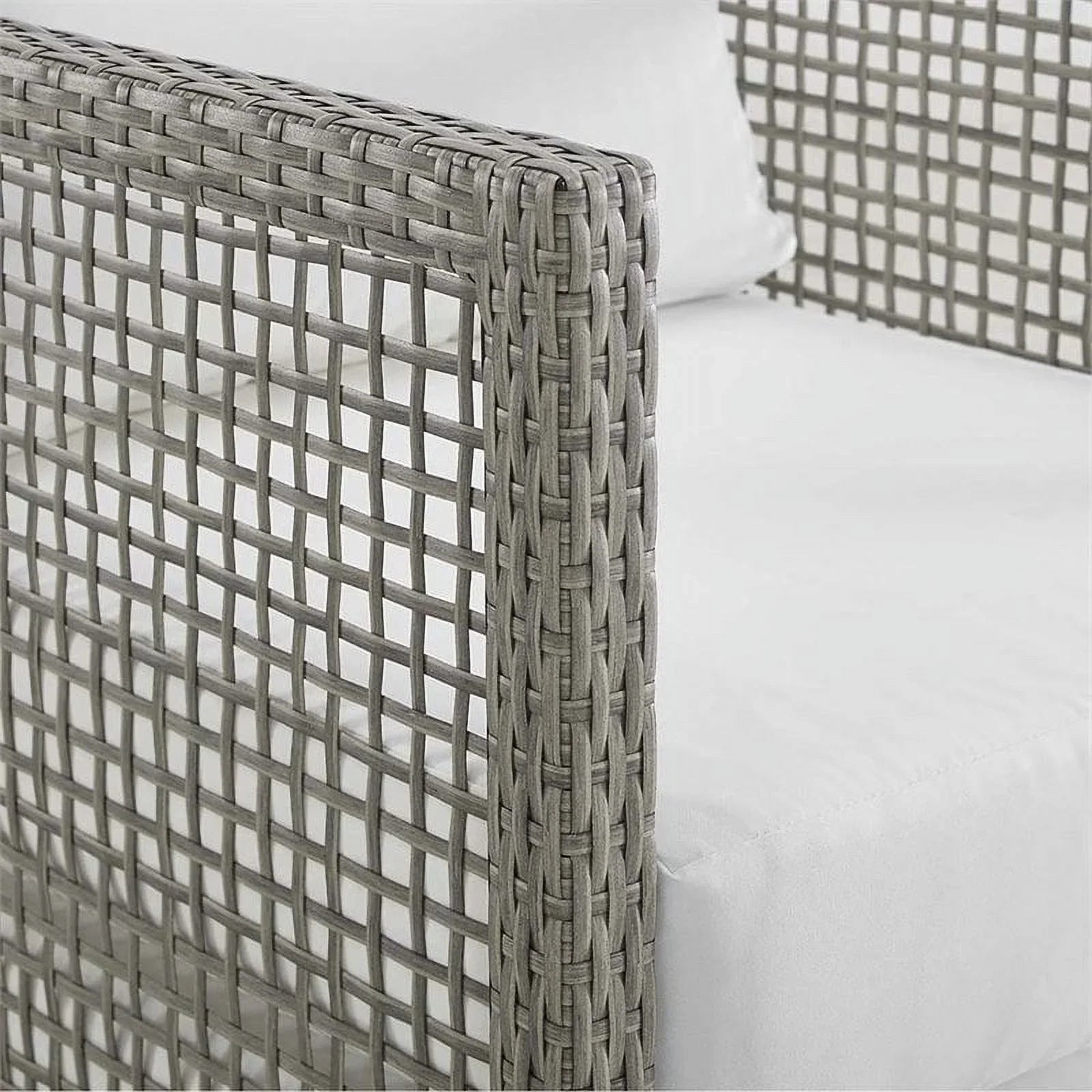Allora and Gray Chair White Patio in