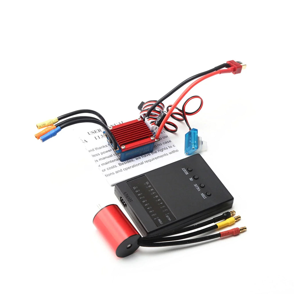 116 ESC S2435 2.2KG 25A RC Brushless Programming 4800KV Car 118 Controller for Servo Truck Motor Electric Speed Brushless 4P Sensorless