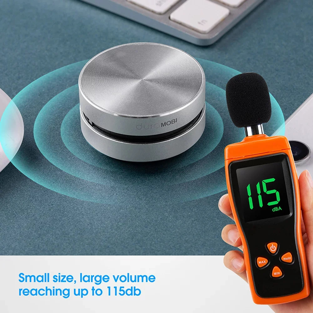 Sound Portable Packs MOBI BT 2 Stereo Box Sound Speaker Mic Built-in Silver Loud Conduction Wirelessly Mini Speakers Dura Bone