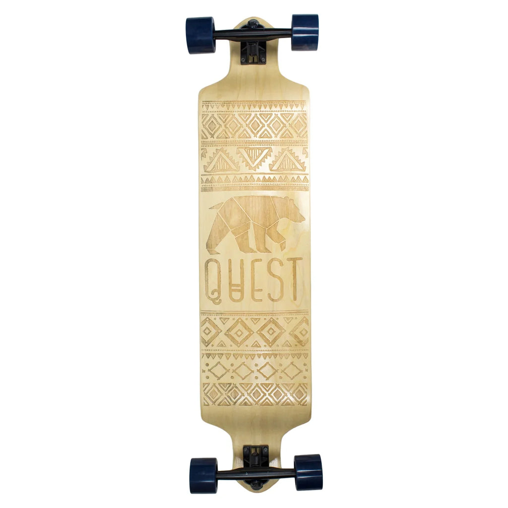 Drop Native California Etched 41" Longboard Board Quest Down