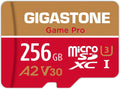 Game Compatible, SD Recording, Gigastone 256GB GoPro up Cameras, Switch R/W App, Video Dash Cam, Micro Pro, Micro Nintendo 4K SDXC to 100/60MB/s Run Card, Memory A2