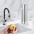 System Sink Tap Stainless Filter Filter Filtration liquid Silver Countertop Drinking