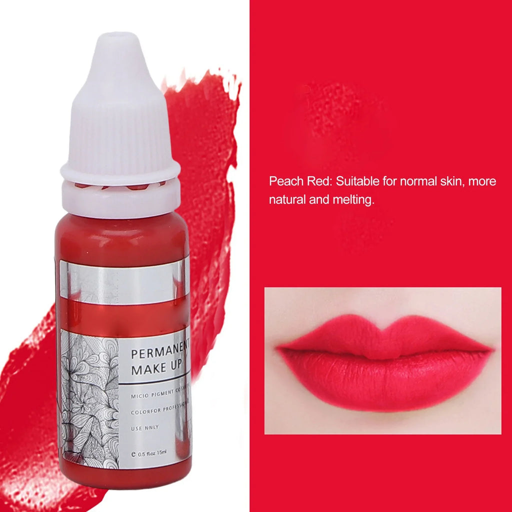 Pigment Ink Semi 120ml Lip Tattoo Color Permanent Microblading 8pcs Makeup