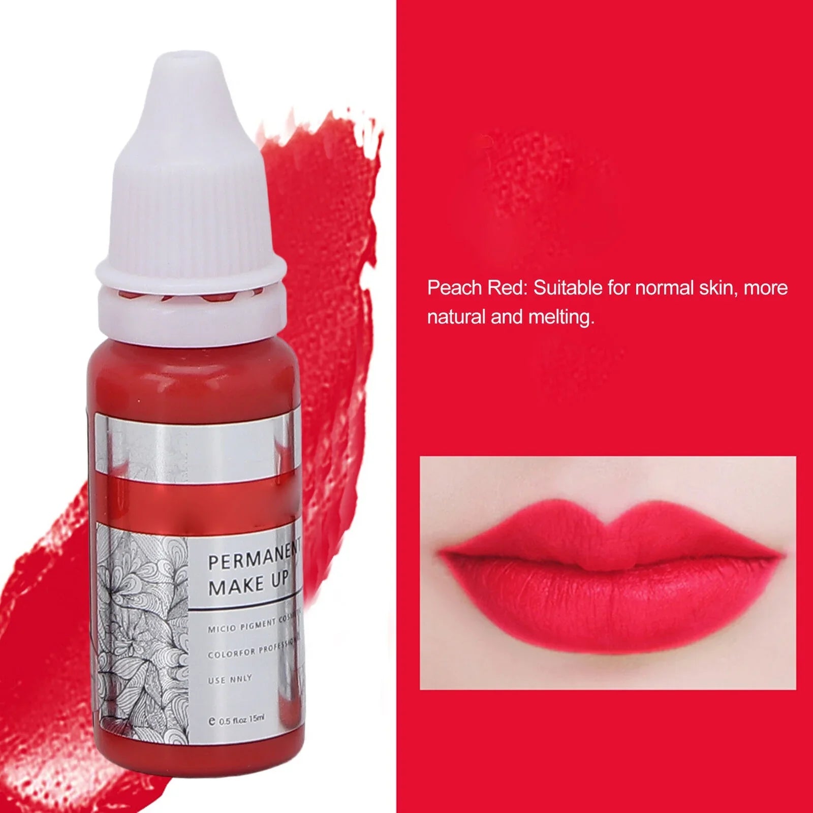 Pigment Ink Semi 120ml Lip Tattoo Color Permanent Microblading 8pcs Makeup