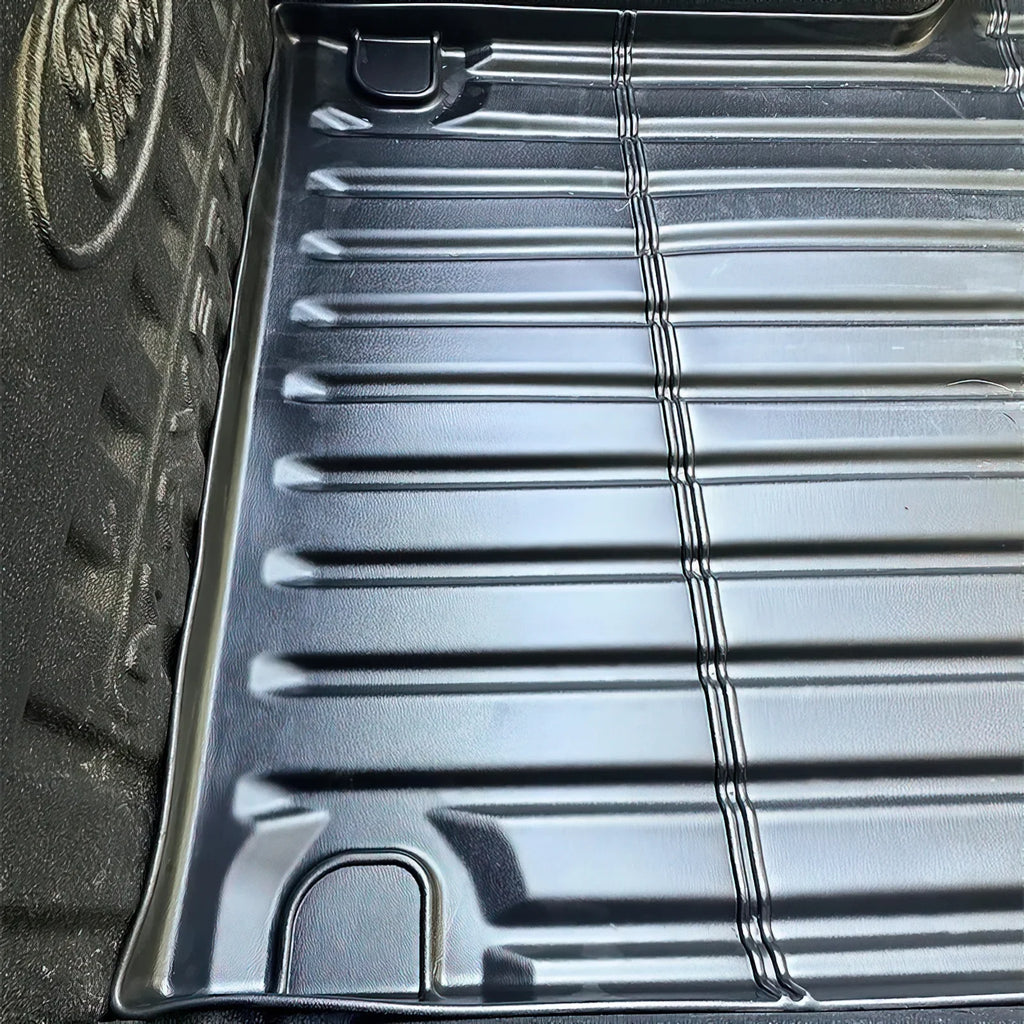 Truck Duty Black 2022-2024 Rear Compatible Floor Cover Storage Cargo Liner Mat Heavy All With Motorsports Pickup TPE climate Ikon Bed Maverick, Protector Flooring Guard Trunk 3D
