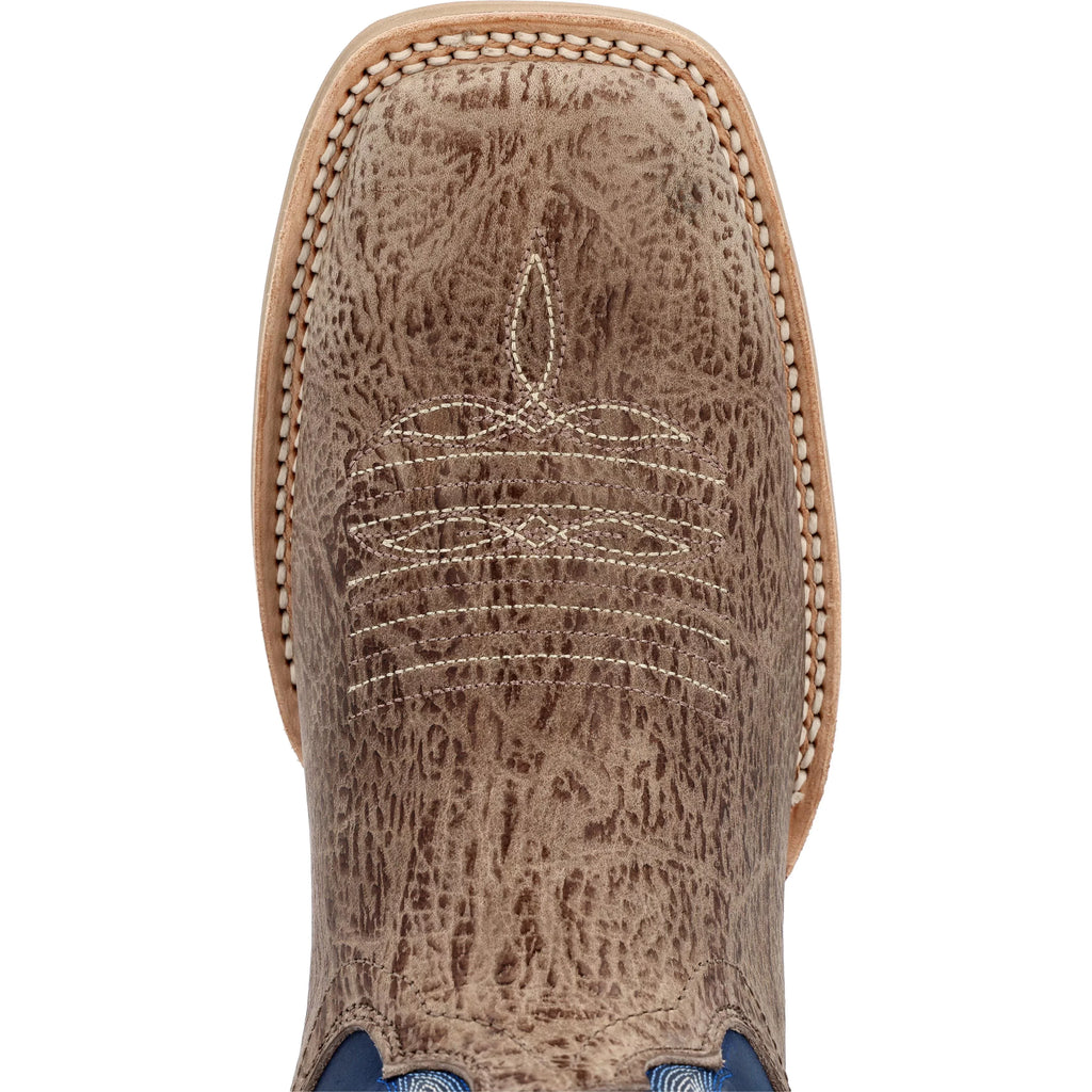 Grey Durango® Denim Western Boot & Pro Rebel Blue Weathered Lite™ 7.5(W) dimension