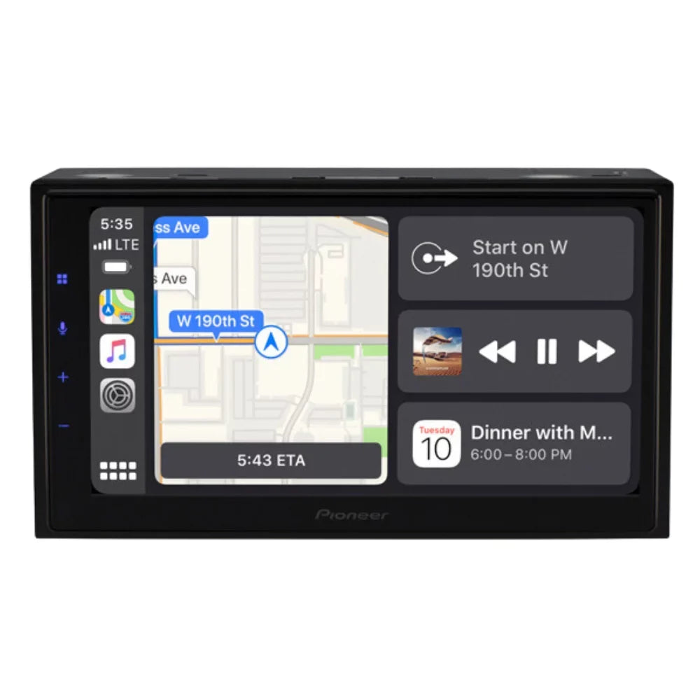 w/ Bluetooth Pioneer Backup 6.8" Multimedia DMH-W4660NEX Camera Receiver New &
