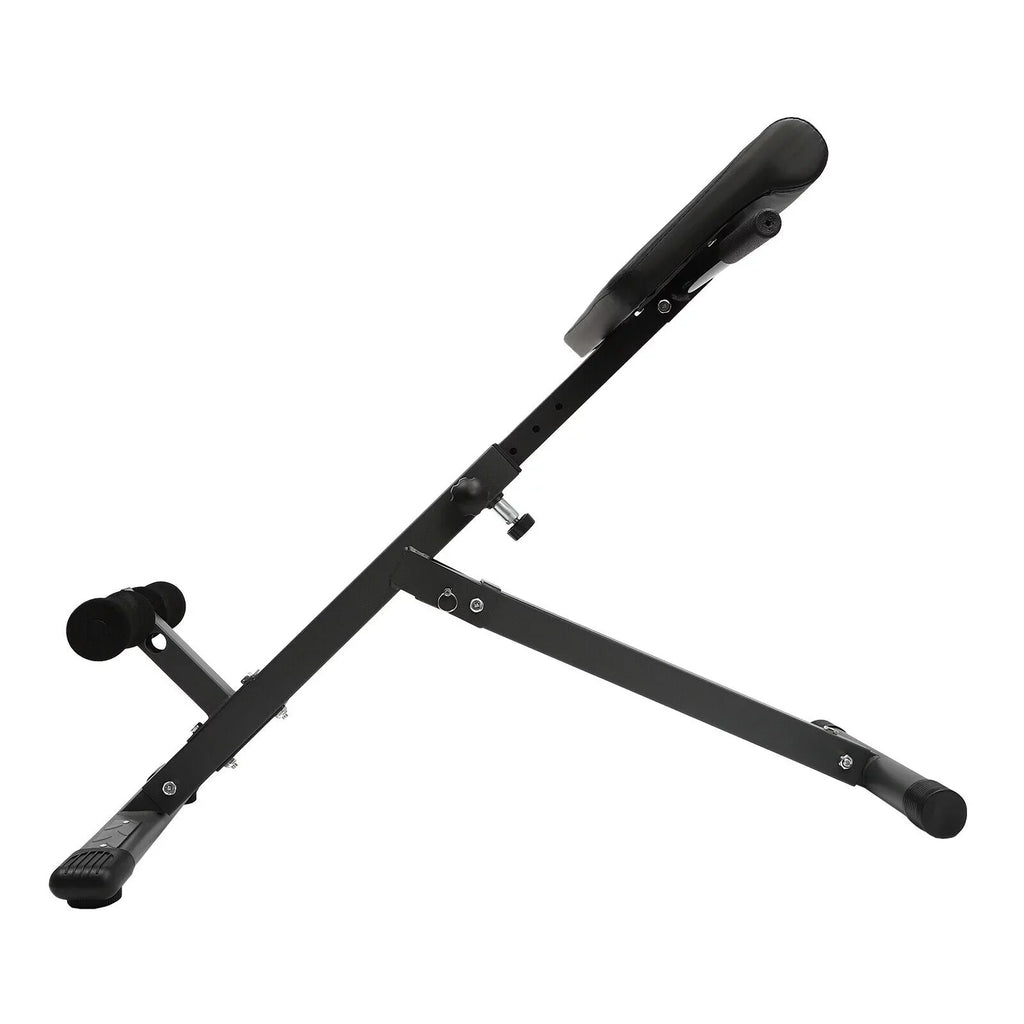 Adjustable Gym 5-Level Extension Workouts Black Sit 330 lbs Chair Roman for Home up Machine Bench